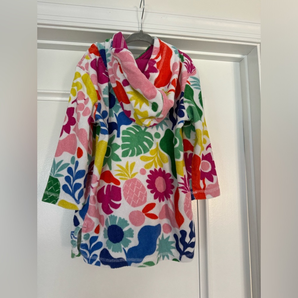 Colorful Floral Hooded Towel